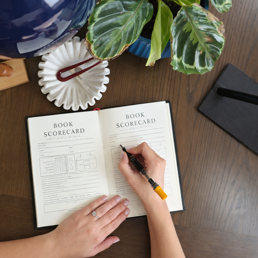 Book Log Reading Journal for Book Lovers – Hardcover Journal with 120 Review Pages | Track & Review Reads, Reading Progress & Club Notes